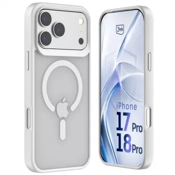 3MK PROTECTION Apple iPhone 17 Pro – 3mk Hardy Hazy MagCase bílé