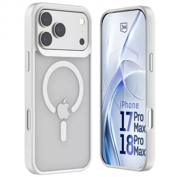 3MK PROTECTION Apple iPhone 17 Pro Max – 3mk Hardy Hazy MagCase bílé