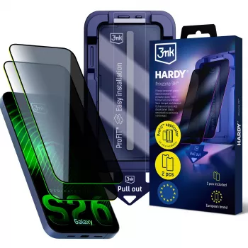 3MK PROTECTION Samsung Galaxy S26 - 3mk Hardy Privzone 9H ochranná fólie na displej proti sledování