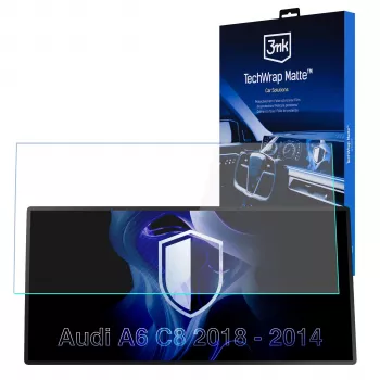 Ochranná fólie na středový displej 3MK PROTECTION TechWrap matná pro AUDI A6 C8 2018-24