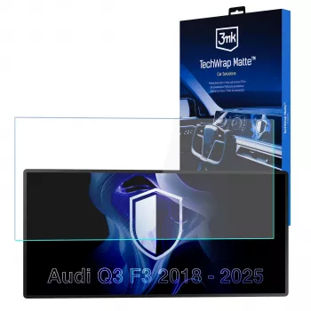 Ochranná fólie na středový displej 3MK PROTECTION TechWrap matná pro AUDI Q3 F3 2018-25