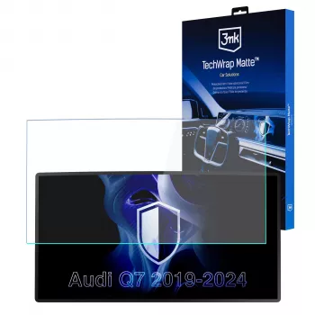 Ochranná fólie na středový displej 3MK PROTECTION TechWrap matná pro AUDI Q7 2019-24