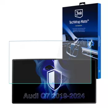 Ochranná fólie na středový displej 3MK PROTECTION TechWrap matná pro AUDI Q7 2019-24