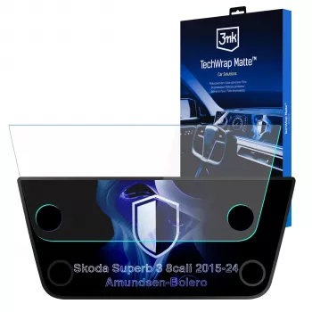 Ochranná fólie na středový displej 3MK PROTECTION 3mk TechWrap Matte pro Škoda Superb III 2015-2024 Amundsen-Bolero