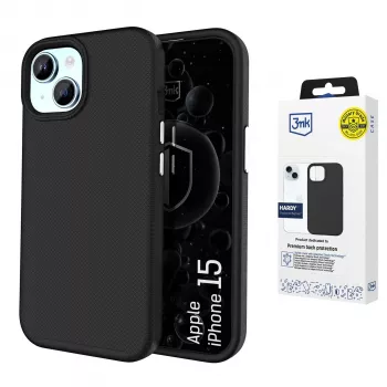 3MK PROTECTION Apple iPhone 15 Hardy Shockproof MagCase Zadní kryt průhledný