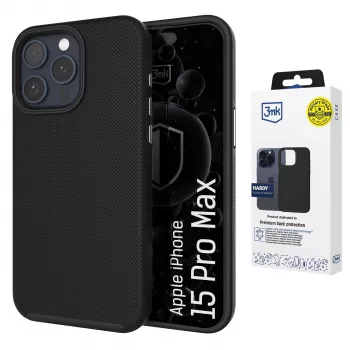 3MK PROTECTION Apple iPhone 15 Pro Max Hardy Shockproof MagCase - průhledný