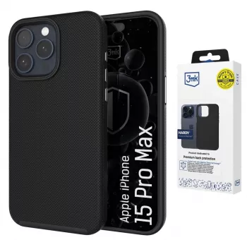 3MK PROTECTION Apple iPhone 15 Pro Max Hardy Shockproof MagCase - průhledný