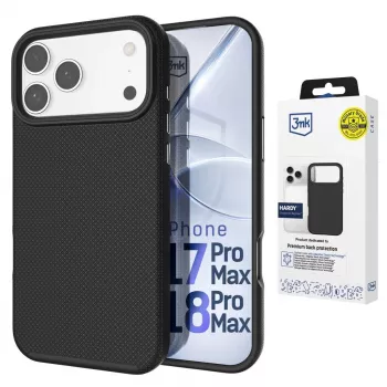 Ochranný kryt na záda 3MK PROTECTION Apple iPhone 17 Pro Max Hardy Shockproof MagCase průhledný
