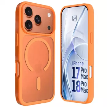 3MK PROTECTION Apple iPhone 17 Pro Max Hardy Hazy MagCase oranžový