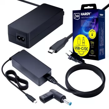 3MK PROTECTION 3mk HARDY Napájecí adaptér pro notebook 65W pro HP 20V USB-C/DC 4,5 x 3,0