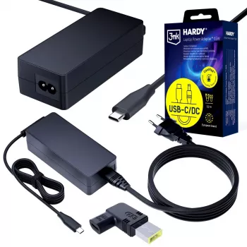 3MK PROTECTION 3mk HARDY® Napájecí adaptér pro notebook 65W pro Lenovo 20V USB-C/DC 11 x 4,5 Slim