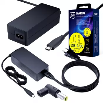 3MK PROTECTION 3mk HARDY Napájecí adaptér pro notebook 65W pro IBM/Lenovo 20V USB-C/DC 7,9 x 5,5mm