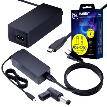 3MK PROTECTION 3mk HARDY napájecí adaptér pro notebook 65W pro Dell 20V USB-C/DC 7,4 x 5,0