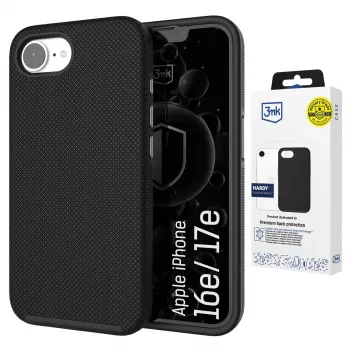 Apple iPhone 16E/ iPhone 17E - 3mk Hardy Shockproof MagCase, průhledná