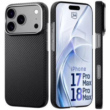 3MK PROTECTION Apple iPhone 17 Pro Max Hardy Aramid MagCase - černá