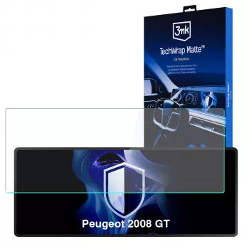Ochranná fólie na displej 3MK PROTECTION TechWrap Matte pro Peugeot 2008 GT (2020+) - antireflexní, samohojivá, 0,2 mm
