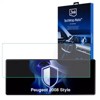 Ochranná fólie na středový displej 3MK PROTECTION 3mk TechWrap Matte pro Peugeot 2008 Style