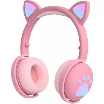 MOZOS KID DOG bezdrátová sluchátka pro děti růžová