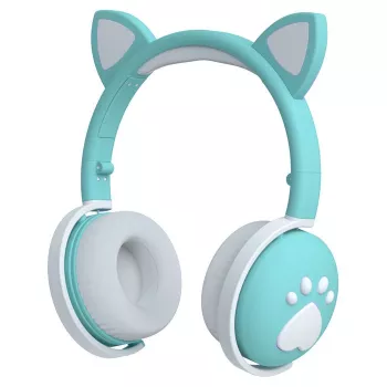MOZOS KID DOG zelená dětská sluchátka