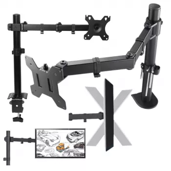 MOZOS MS02 Stolní držák na monitor 10-29 inch černý