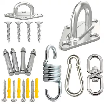 MOZOS POWER HOOK V2 Stropní hák otočný 250kg stříbrný