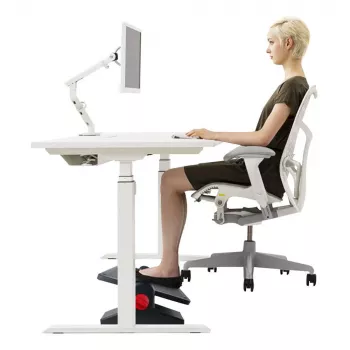 MOZOS FS7 Ergonomická kancelářská podnožka nastavitelná výška a náklon černá