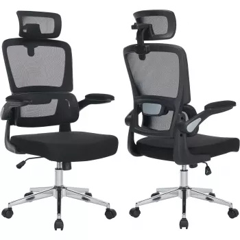 MOZOS ERGO-K Ergonomická kancelářská otočná židle černá