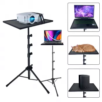 MOZOS PL2 univerzální stativ pro projektor, notebook, tablet, černý, 70–120 cm, 10 kg