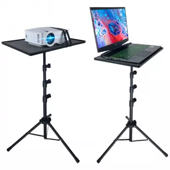 MOZOS PL2 univerzální stativ pro projektor, notebook, tablet, černý, 70–120 cm, 10 kg