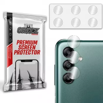 Kryt objektivu fotoaparátu GrizzGlass pro Samsung Galaxy A04s - tvrzené sklo 9H