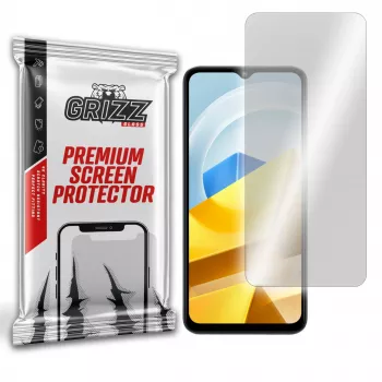 Hybridní skleněný ochranný kryt displeje GrizzGlass pro Xiaomi POCO M5 (1 balení)