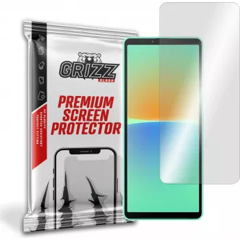 Hybridní skleněný ochranný kryt displeje GrizzGlass pro Sony Xperia 10 IV – průhledný