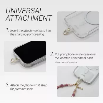 Křížový popruh na telefon Crong Phone Crossbody Midnight Link