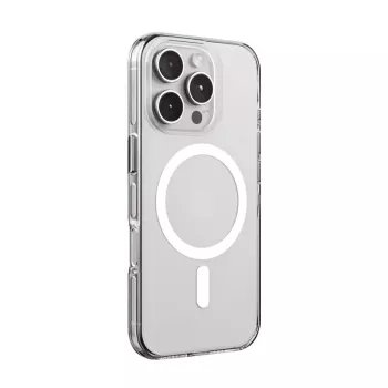Pouzdro Crong Clear MAG Pro pro iPhone 16 Pro Max s MagSafe (průhledné)
