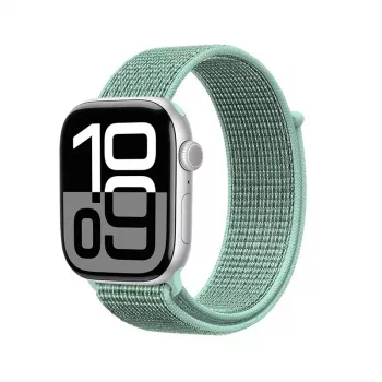 Crong Nylon Sport Loop na Apple Watch 38/40/41/42 mm zelený