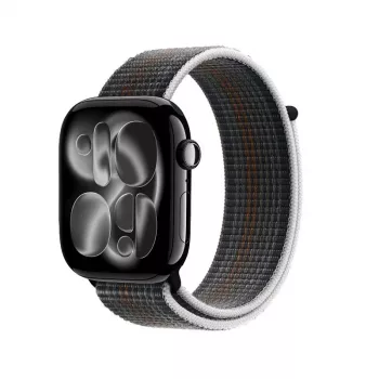 Crong Nylon Sport Loop na Apple Watch 44/45/46/49 mm šedý