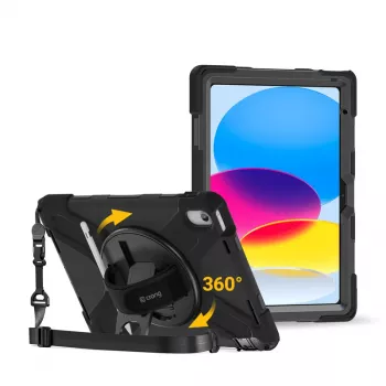 Pouzdro Crong Defender Plus pro iPad 11 A16 (2025) / 10,9 inch (2022) černé
