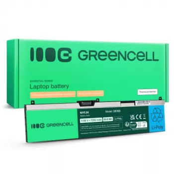 Greencell NYFJH-6C baterie do notebooku pro Dell Precision 15 7530 7540 7740, 97Wh, 11,4V, 8500mAh, černá