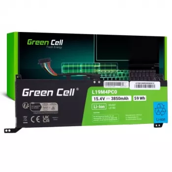 Baterie Green Cell L19M4PC0 pro Lenovo Legion 5/5P/7, 60Wh, 15,36V, 3900mAh, 4článková, Li-ion, černá