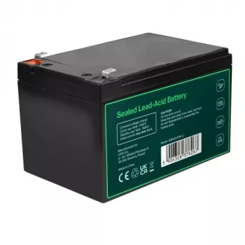 Bezúdržbová baterie Greencell AGM VRLA 12V 12Ah pro pokladnu, hračky, fotoaparát (152x99x100mm)