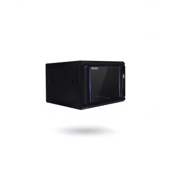 RACKTEL RL-4506WR 6U 19 inch nástěnný rackový rozvaděč 600x450 mm černý