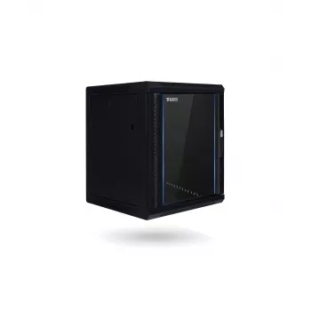 RACKTEL RL-4515WR 15U 600x450 nástěnný serverový rozvaděč, nesestavený, černý