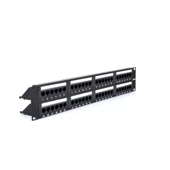 RACKTEL RL-PP4885E 48portový Cat.5e UTP patch panel 2U 19