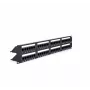 RACKTEL RL-PP4885E 48portový Cat.5e UTP patch panel 2U 19 inch černý