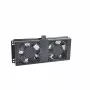RACKTEL RL-WE602 1U 19 inch rackový panel s ventilátory se 2 axiálními ventilátory, 230V AC, černý