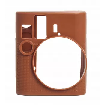 LOVEINSTANT Silikonové ochranné pouzdro pro Fujifilm Instax Mini 41 - hnědé