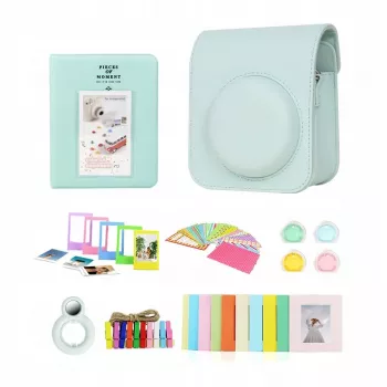 LOVEINSTANT 8v1 sada příslušenství pro Fujifilm Instax Mini 12, mátově zelená