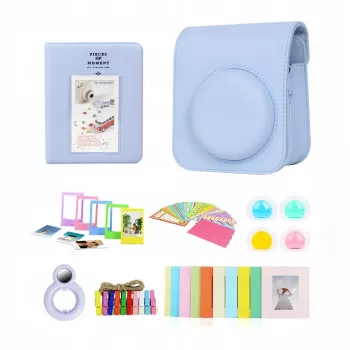 LOVEINSTANT 8v1 sada příslušenství pro Fujifilm Instax Mini 12 – modrá