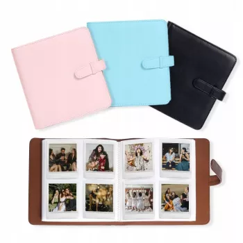 LOVEINSTANT fotoalbum na 288 fotografií pro Fujifilm Instax Square SQ1 / SQ6 / SQ10 / SQ20 / Square Link / Share SP-3, hnědé