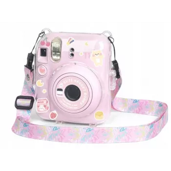 LOVEINSTANT pouzdro pro Fujifilm Instax Mini 12 se samolepkami - Yogurt Rabbit